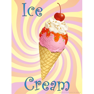 Affiche-Ice-cream-30x40cm