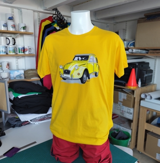 T-shirt_jaune_2CV-jaune_dessin_illustration